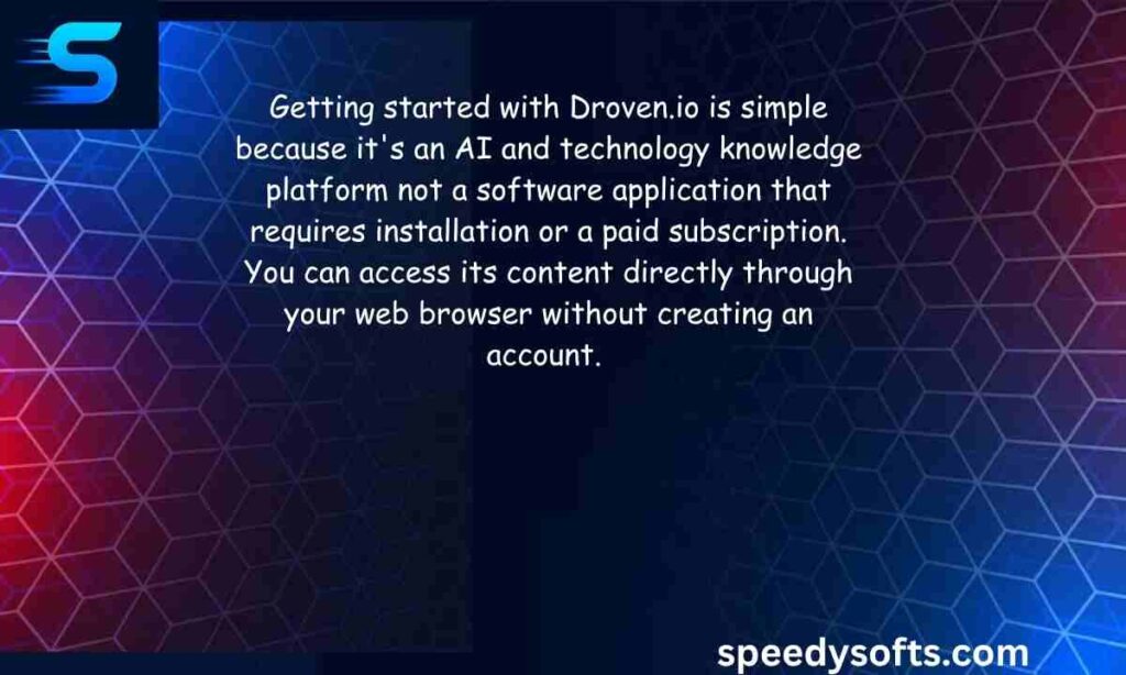 How to Get Started with Droven.io