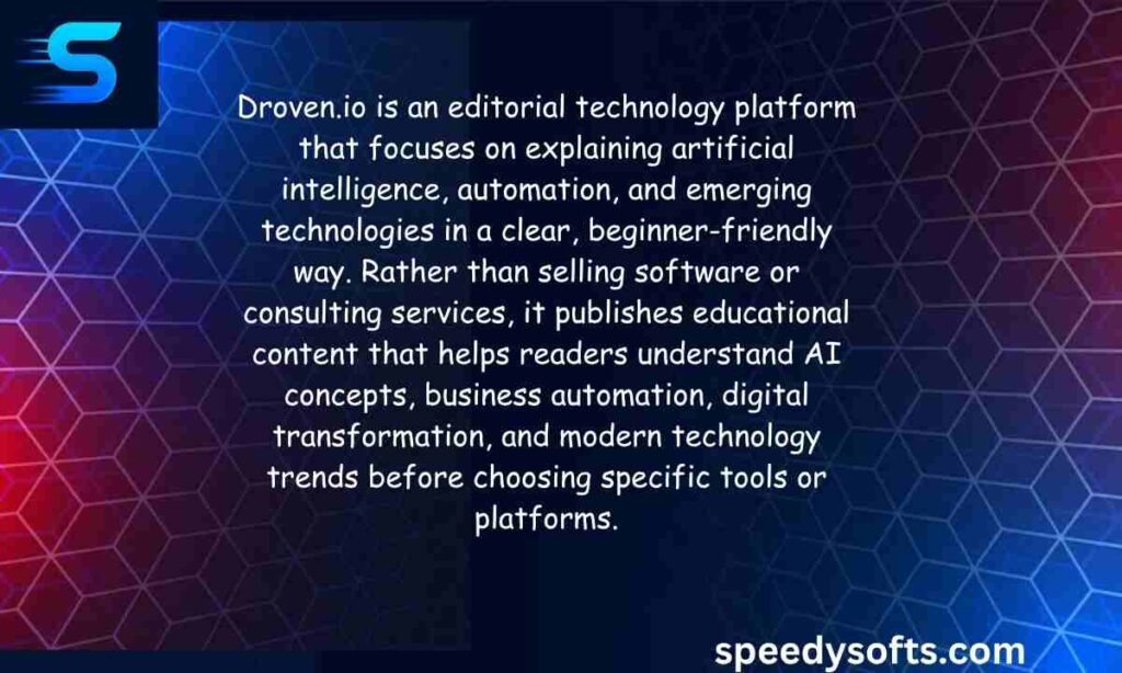 What Droven.io's Content Actually Covers